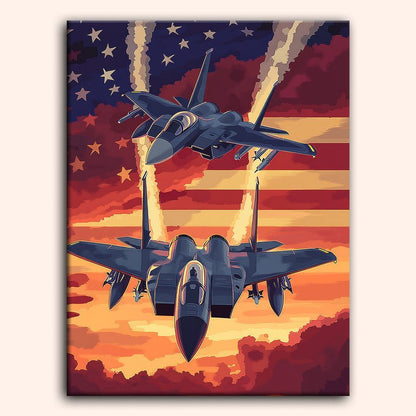 Paint by numbers - Patriotic Flight - MyArt