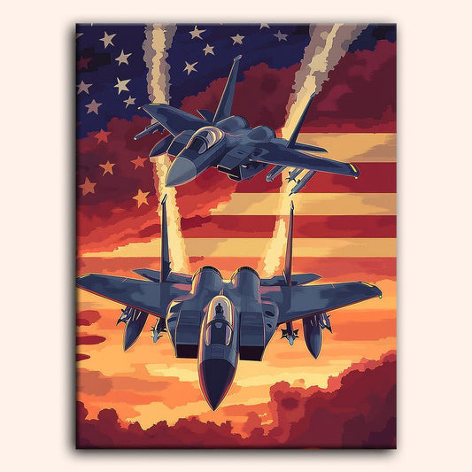Paint by numbers - Patriotic Flight - MyArt