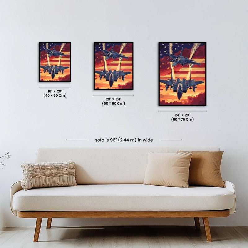 Paint by numbers - Patriotic Flight - MyArt