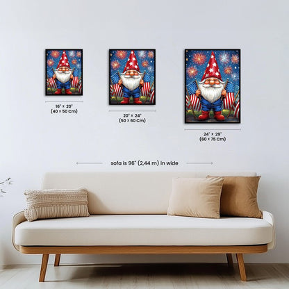 Paint by numbers - Patriotic Gnome - MyArt