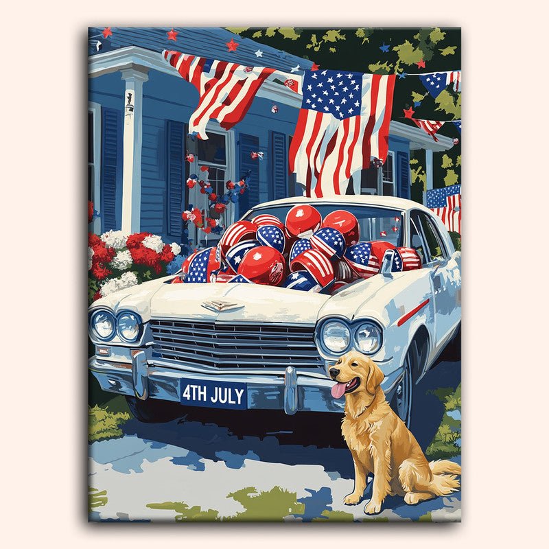 Paint by numbers - Patriotic Parade - MyArt