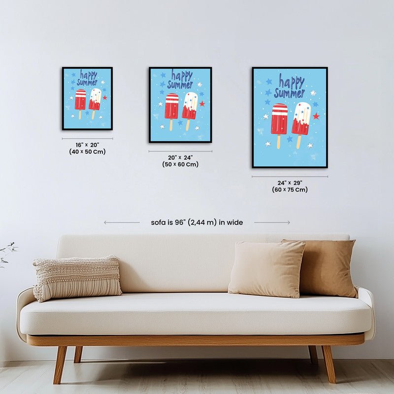 Paint by numbers - Patriotic Popsicles - MyArt