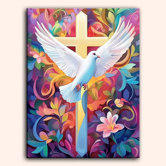 Paint by numbers - Peace Cross - MyArt