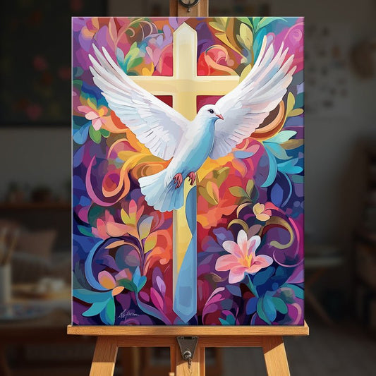 Paint by numbers - Peace Cross - MyArt