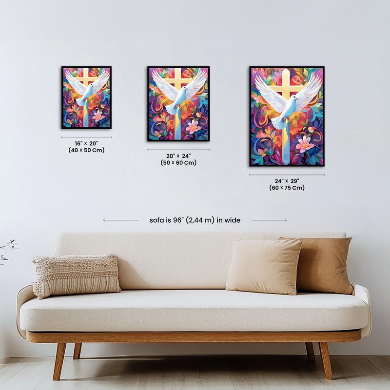 Paint by numbers - Peace Cross - MyArt
