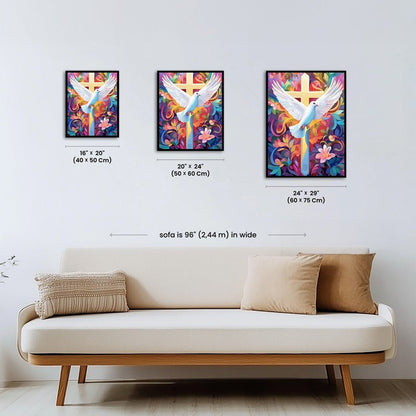 Paint by numbers - Peace Cross - MyArt