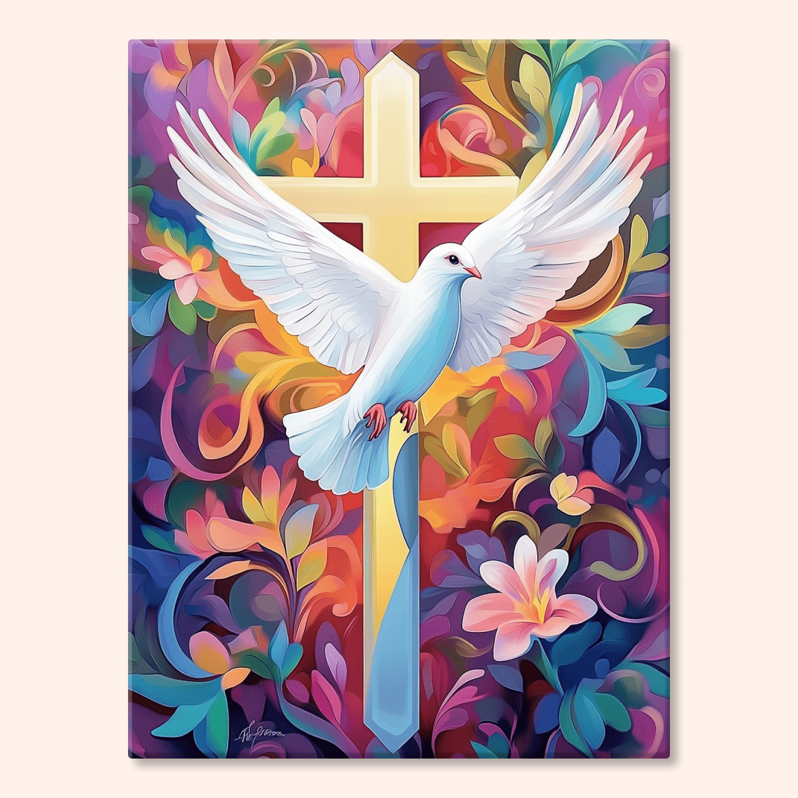 Paint by numbers - Peace Cross - MyArt