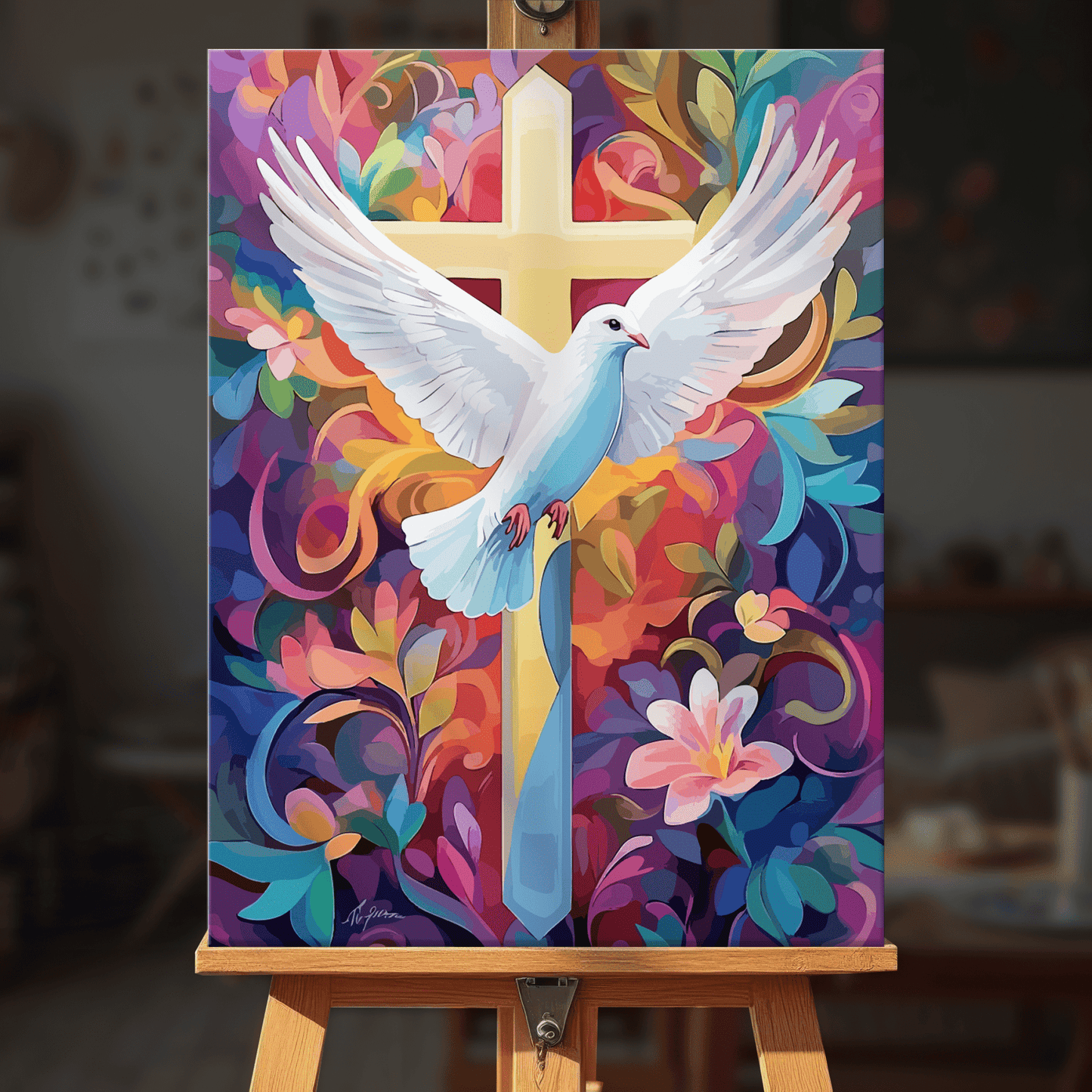 Paint by numbers - Peace Cross - MyArt