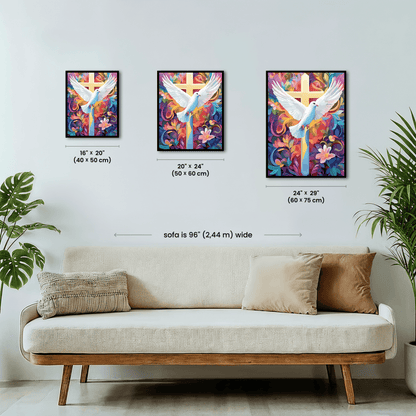 Paint by numbers - Peace Cross - MyArt