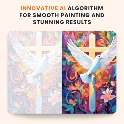 Paint by numbers - Peace Cross - MyArt