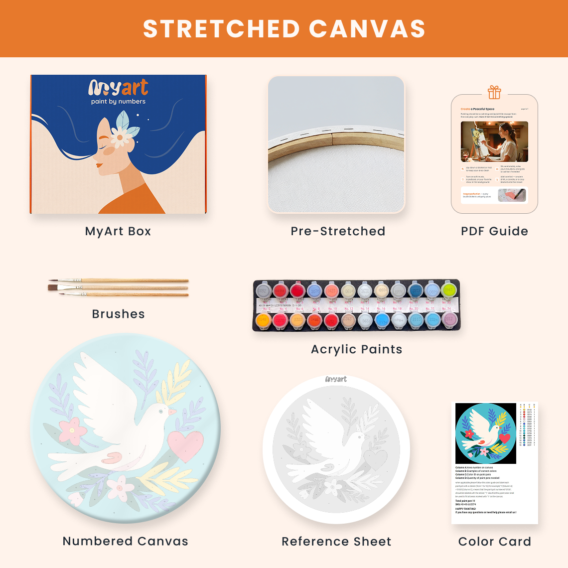 Paint by numbers - Peace Flight - MyArt