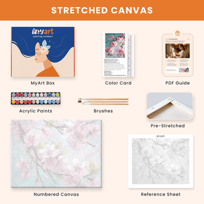 Paint by numbers - Peaceful Stem - MyArt