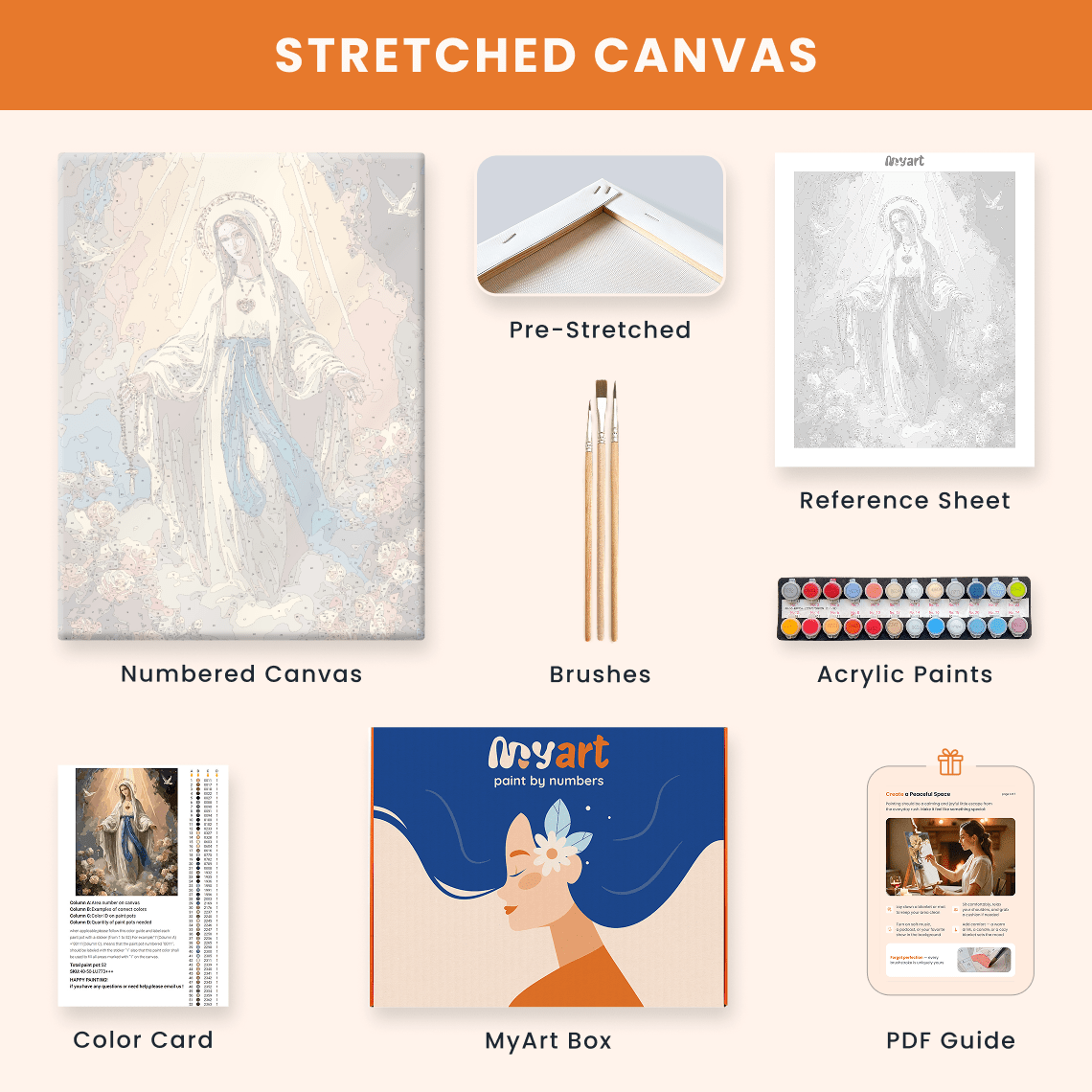 Paint by numbers - Peaceful Vision - MyArt