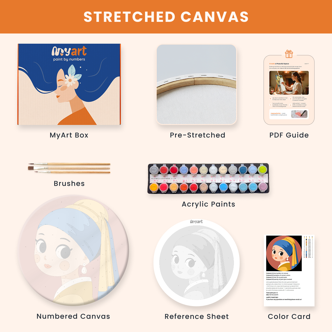 Paint by numbers - Pearl Girl - MyArt