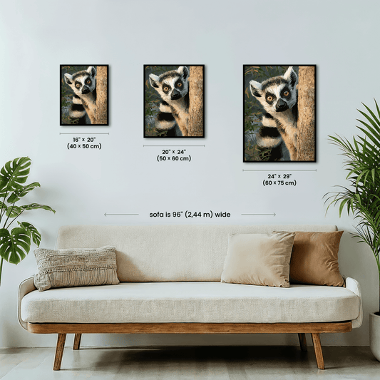 Paint by numbers - Peek Lemur - MyArt