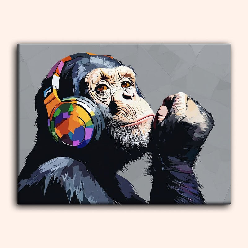 Paint by numbers - Pensive Ape - MyArt