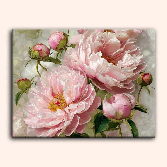 Paint by numbers - Peony Bloom - MyArt