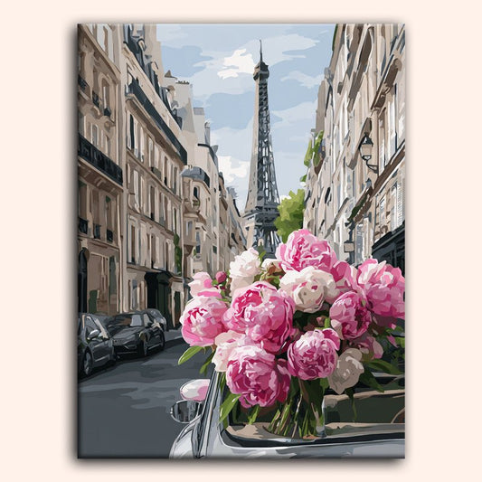 Paint by numbers - Peony Ride - MyArt