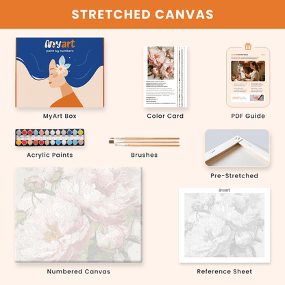 Paint by numbers - Peony Bloom - MyArt