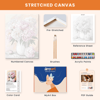 Paint by numbers - Peony Bouquet - MyArt