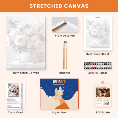 Paint by numbers - Peony Delight - MyArt