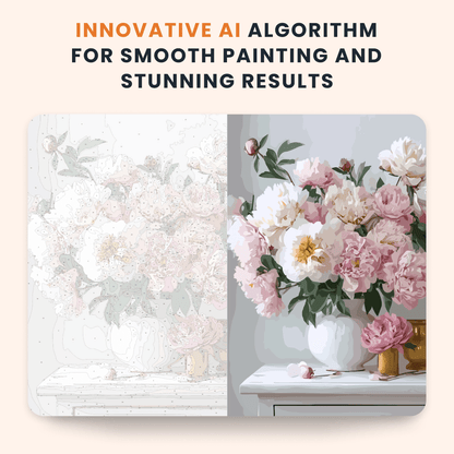 Paint by numbers - Peony Delight - MyArt