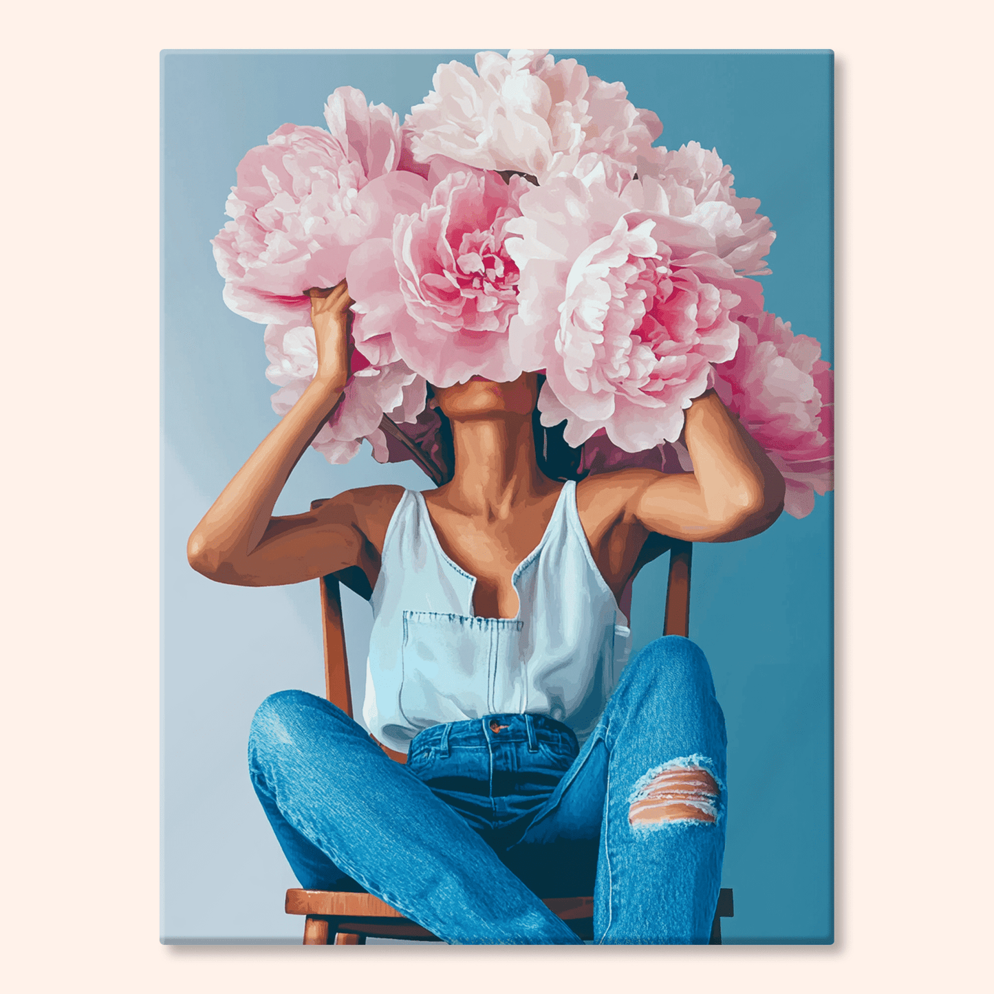 Paint by numbers - Peony Mirage - MyArt