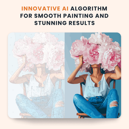 Paint by numbers - Peony Mirage - MyArt