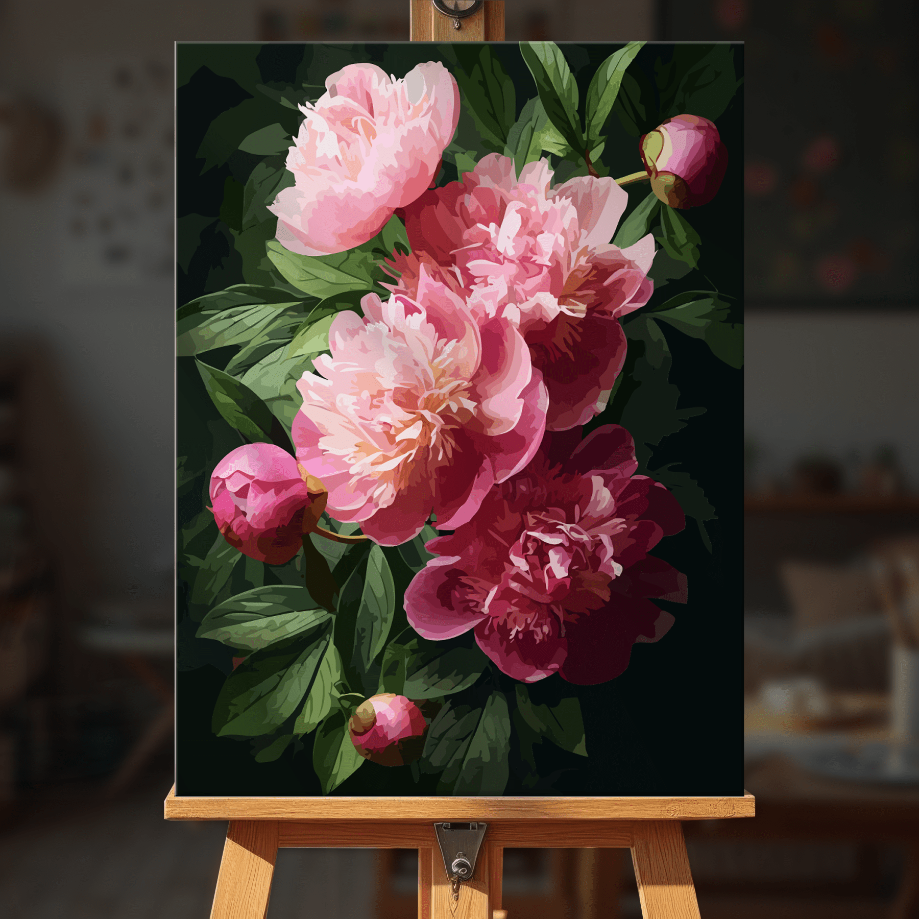 Paint by numbers - Peony Whisper - MyArt