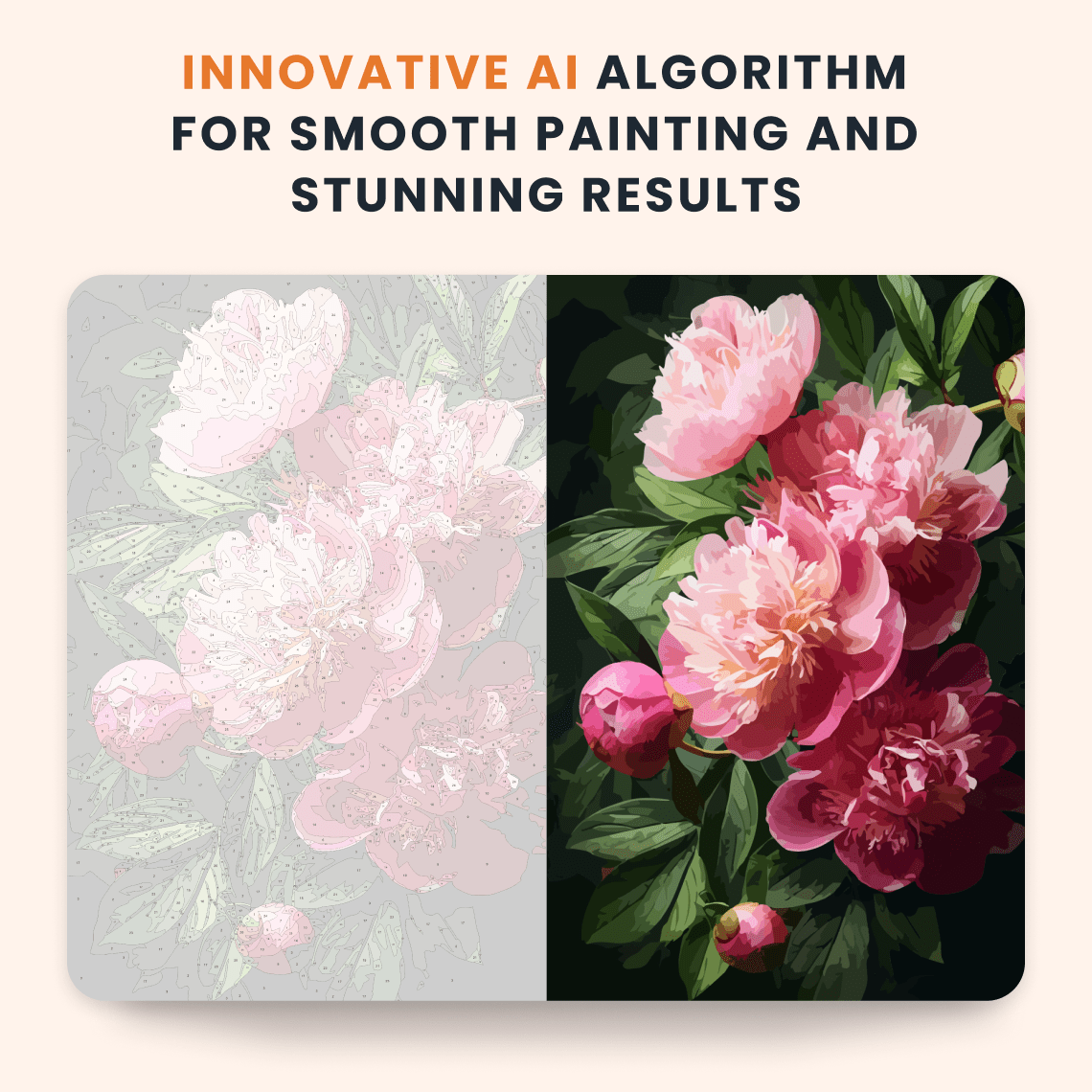 Paint by numbers - Peony Whisper - MyArt