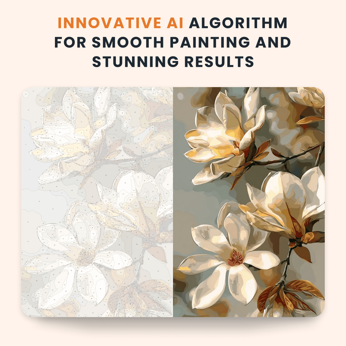 Paint by numbers - Petal Cloud Drift - MyArt