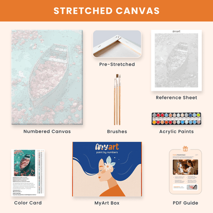 Paint by numbers - Petal Drift - MyArt