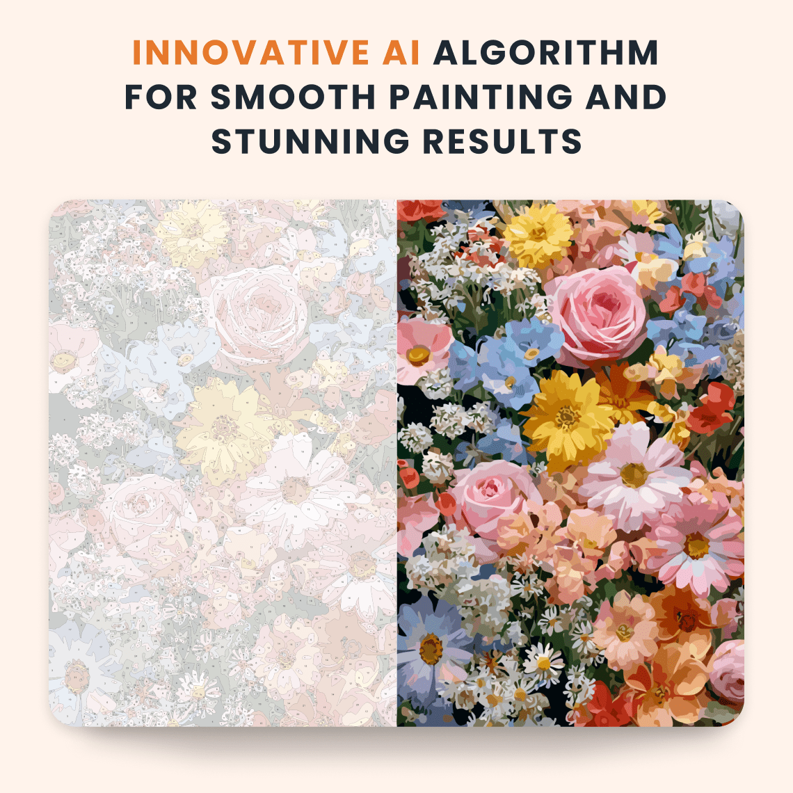 Paint by numbers - Petal Mirage - MyArt