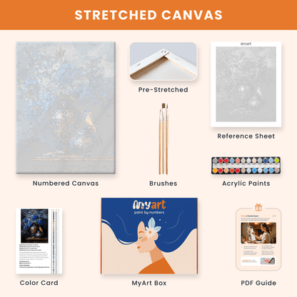 Paint by numbers - Petal Nocturne - MyArt