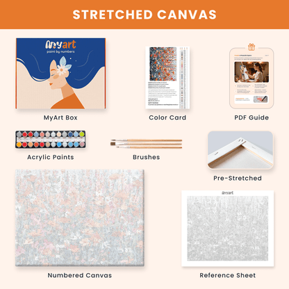 Paint by numbers - Petal Procession - MyArt