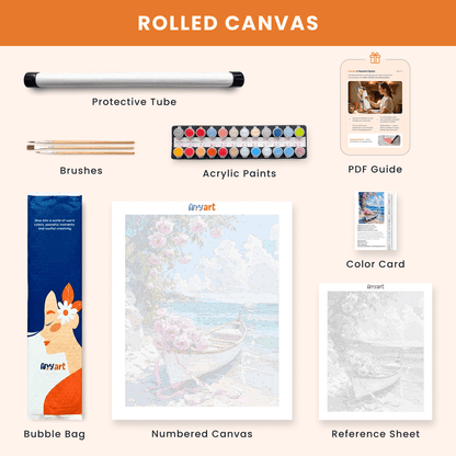 Paint by numbers - Petal Shore - MyArt