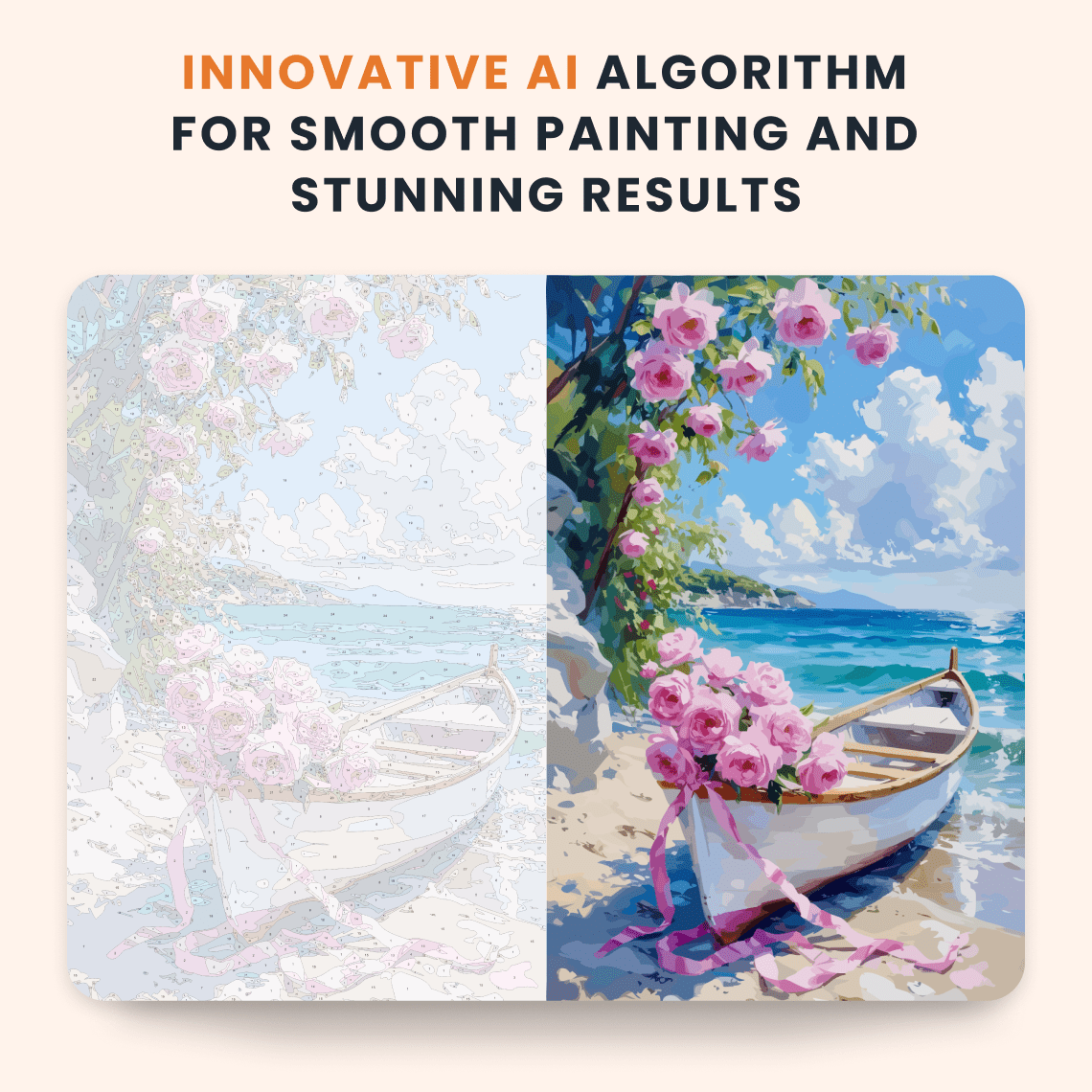 Paint by numbers - Petal Shore - MyArt