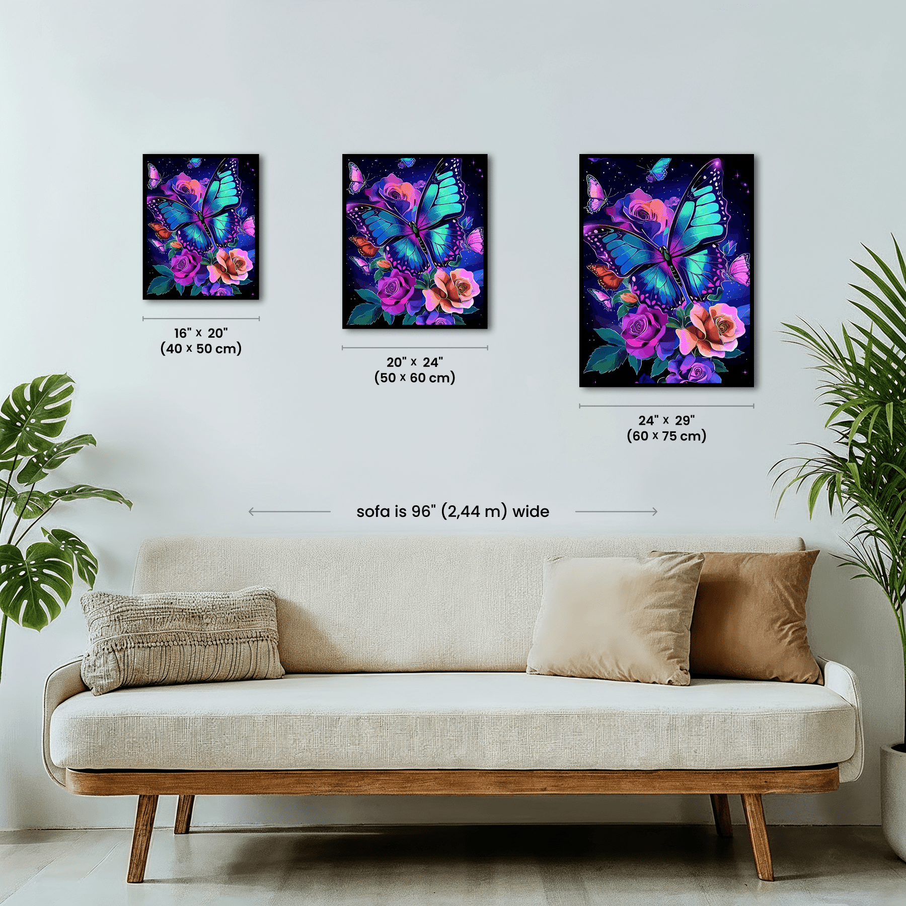 Paint by numbers - Petal Wings - MyArt