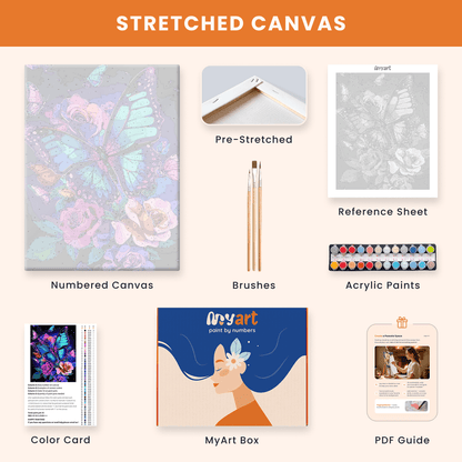 Paint by numbers - Petal Wings - MyArt