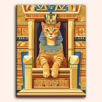 Paint by numbers - Pharaoh Cat - MyArt