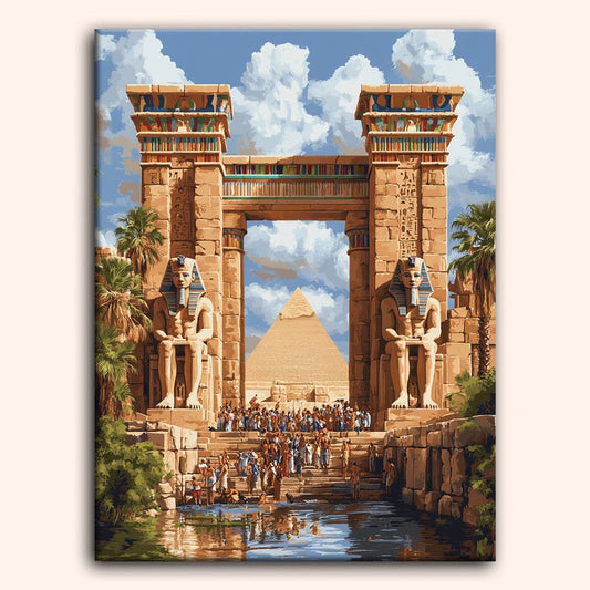 Paint by numbers - Pharaoh Gate - MyArt