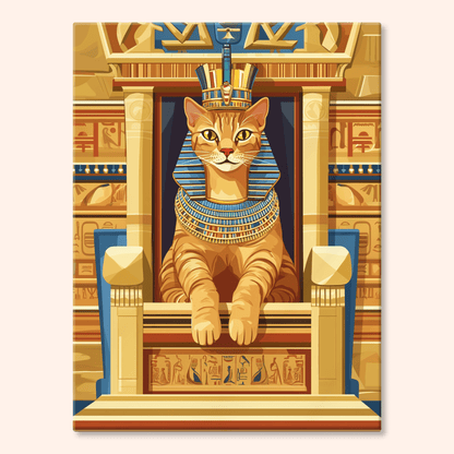 Paint by numbers - Pharaoh Cat - MyArt