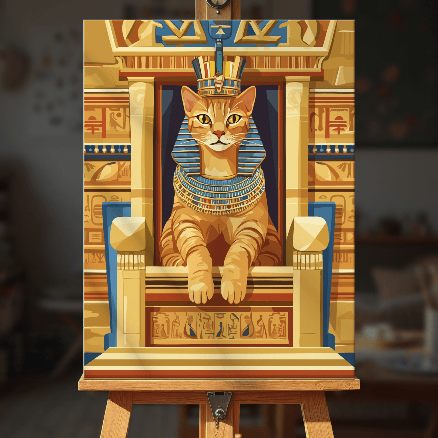 Paint by numbers - Pharaoh Cat - MyArt