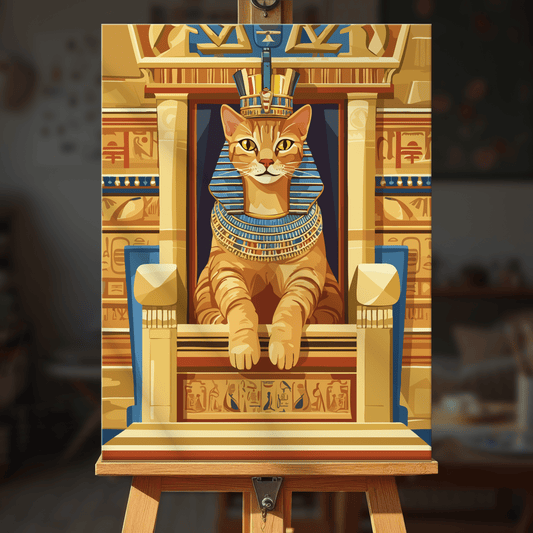 Paint by numbers - Pharaoh Cat - MyArt
