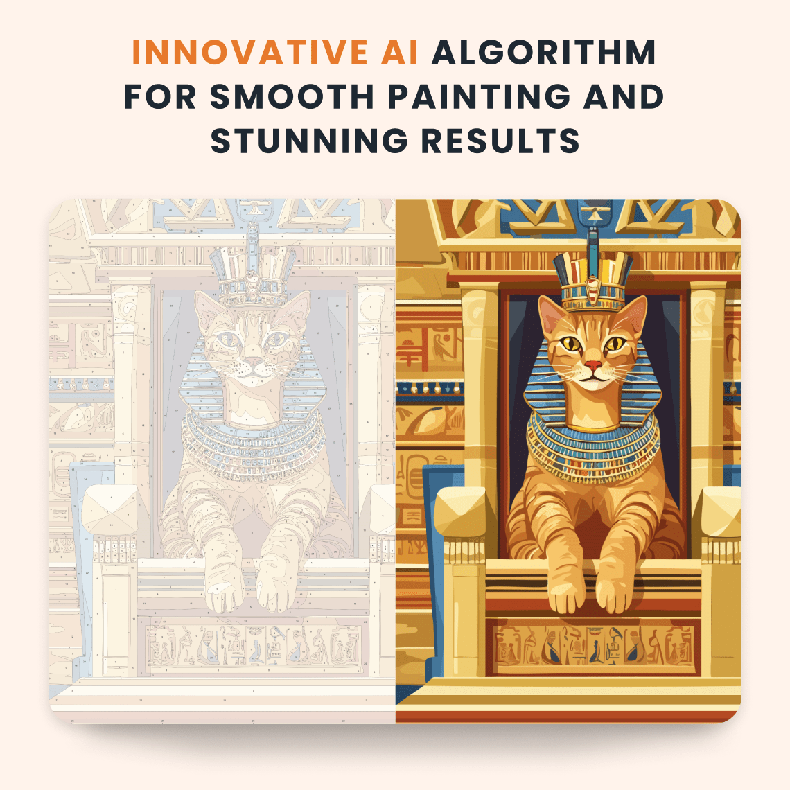 Paint by numbers - Pharaoh Cat - MyArt