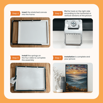 Paint by numbers - Picture Frame 16"x20" (40x50cm) - MyArt