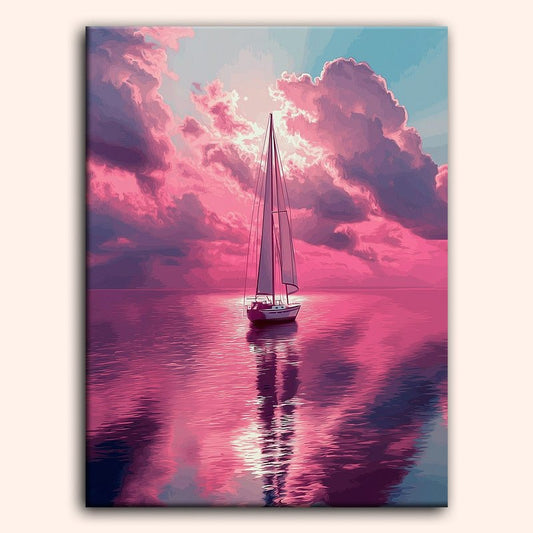 Paint by numbers - Pink Drift - MyArt