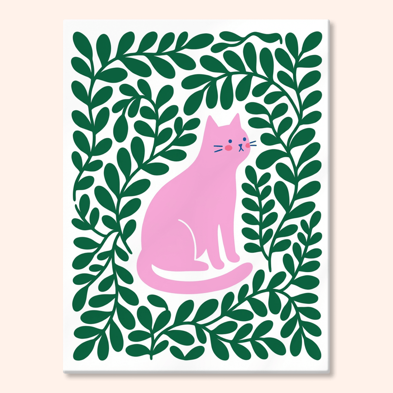 Paint by numbers - Pink Feline - MyArt
