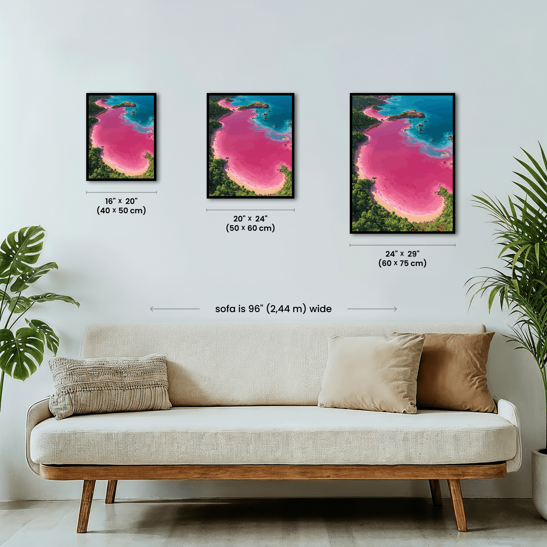 Paint by numbers - Pink Lagoon - MyArt