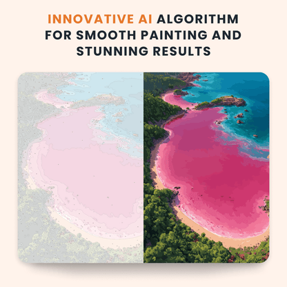 Paint by numbers - Pink Lagoon - MyArt